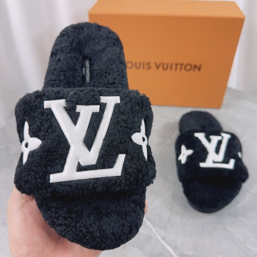 Cheap Louis Vuitton Slippers For Women #1245377 Replica Wholesale [$96.00 USD] [ITEM#1245377] on Replica Louis Vuitton Slippers