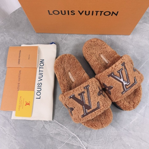 Cheap Louis Vuitton Slippers For Women #1245379 Replica Wholesale [$96.00 USD] [ITEM#1245379] on Replica Louis Vuitton Slippers