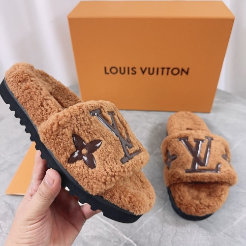 Cheap Louis Vuitton Slippers For Women #1245379 Replica Wholesale [$96.00 USD] [ITEM#1245379] on Replica Louis Vuitton Slippers