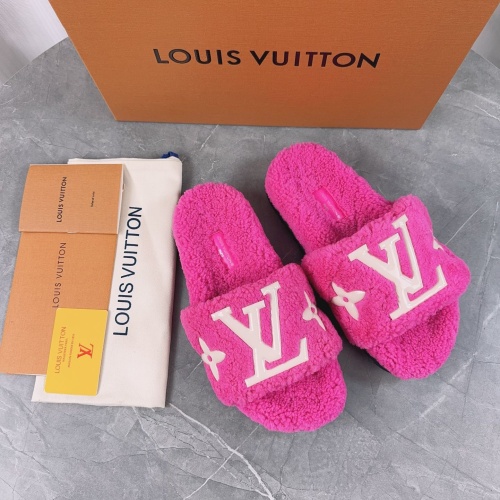 Cheap Louis Vuitton Slippers For Women #1245380 Replica Wholesale [$96.00 USD] [ITEM#1245380] on Replica Louis Vuitton Slippers