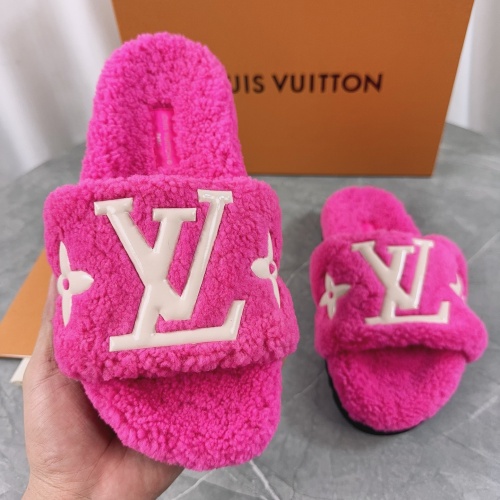 Cheap Louis Vuitton Slippers For Women #1245380 Replica Wholesale [$96.00 USD] [ITEM#1245380] on Replica Louis Vuitton Slippers