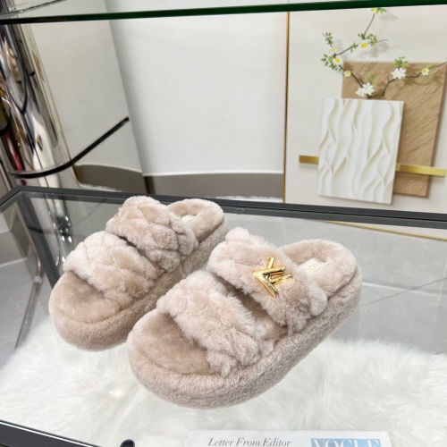 Cheap Louis Vuitton Slippers For Women #1245406 Replica Wholesale [$98.00 USD] [ITEM#1245406] on Replica Louis Vuitton Slippers