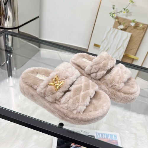 Cheap Louis Vuitton Slippers For Women #1245406 Replica Wholesale [$98.00 USD] [ITEM#1245406] on Replica Louis Vuitton Slippers