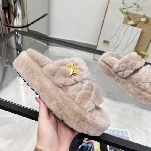 Cheap Louis Vuitton Slippers For Women #1245406 Replica Wholesale [$98.00 USD] [ITEM#1245406] on Replica Louis Vuitton Slippers