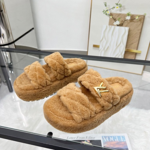 Cheap Louis Vuitton Slippers For Women #1245407 Replica Wholesale [$98.00 USD] [ITEM#1245407] on Replica Louis Vuitton Slippers