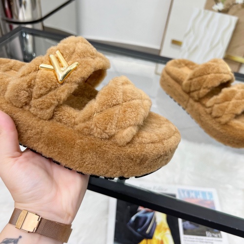 Cheap Louis Vuitton Slippers For Women #1245407 Replica Wholesale [$98.00 USD] [ITEM#1245407] on Replica Louis Vuitton Slippers