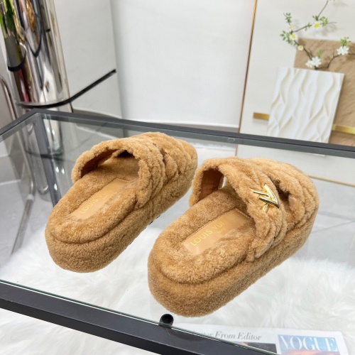 Cheap Louis Vuitton Slippers For Women #1245407 Replica Wholesale [$98.00 USD] [ITEM#1245407] on Replica Louis Vuitton Slippers