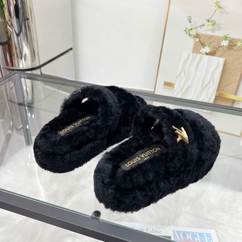 Cheap Louis Vuitton Slippers For Women #1245408 Replica Wholesale [$98.00 USD] [ITEM#1245408] on Replica Louis Vuitton Slippers