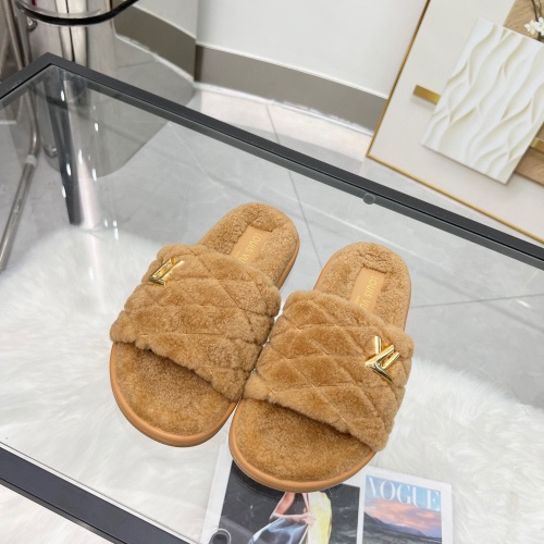 Cheap Louis Vuitton Slippers For Women #1245417 Replica Wholesale [$98.00 USD] [ITEM#1245417] on Replica Louis Vuitton Slippers