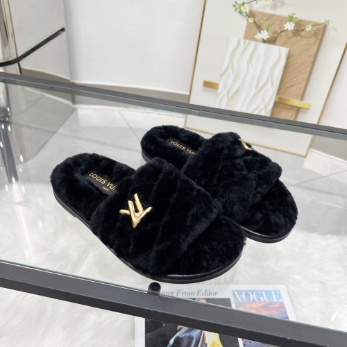 Cheap Louis Vuitton Slippers For Women #1245418 Replica Wholesale [$98.00 USD] [ITEM#1245418] on Replica Louis Vuitton Slippers