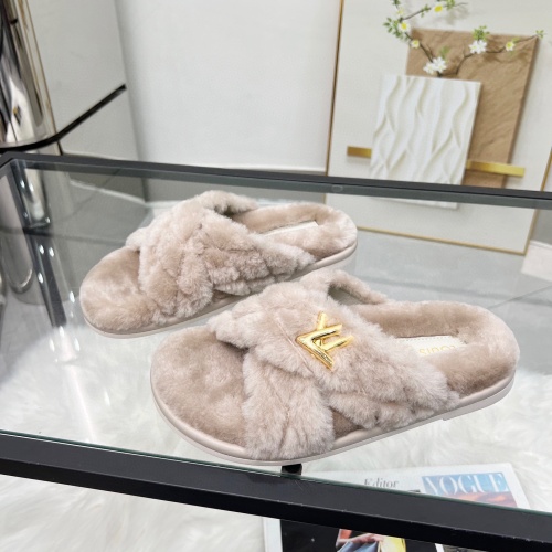 Cheap Louis Vuitton Slippers For Women #1245425 Replica Wholesale [$98.00 USD] [ITEM#1245425] on Replica Louis Vuitton Slippers