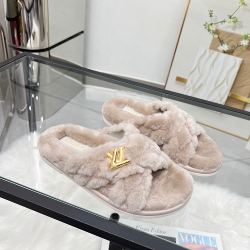 Cheap Louis Vuitton Slippers For Women #1245425 Replica Wholesale [$98.00 USD] [ITEM#1245425] on Replica Louis Vuitton Slippers