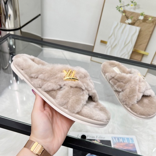 Cheap Louis Vuitton Slippers For Women #1245425 Replica Wholesale [$98.00 USD] [ITEM#1245425] on Replica Louis Vuitton Slippers