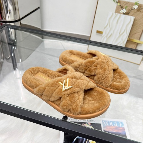 Cheap Louis Vuitton Slippers For Women #1245426 Replica Wholesale [$98.00 USD] [ITEM#1245426] on Replica Louis Vuitton Slippers