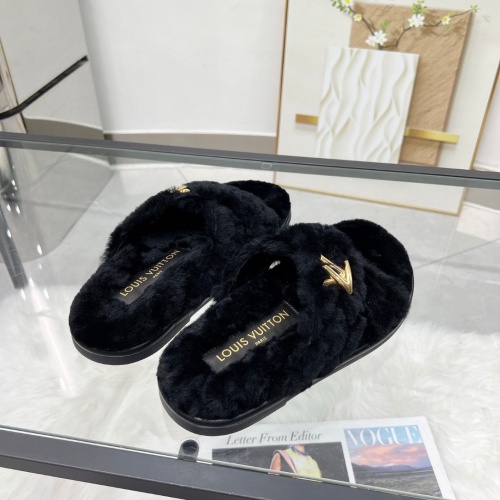 Cheap Louis Vuitton Slippers For Women #1245429 Replica Wholesale [$98.00 USD] [ITEM#1245429] on Replica Louis Vuitton Slippers