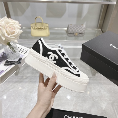 Cheap Chanel Casual Shoes For Women #1245437 Replica Wholesale [$92.00 USD] [ITEM#1245437] on Replica Chanel Casual Shoes