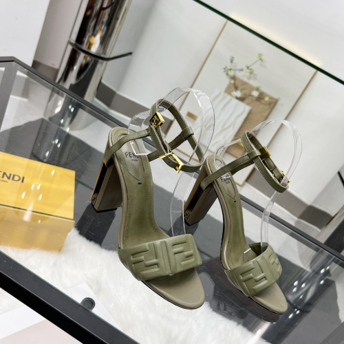 Cheap Fendi Sandal For Women #1245439 Replica Wholesale [$96.00 USD] [ITEM#1245439] on Replica Fendi Sandal