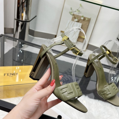 Cheap Fendi Sandal For Women #1245439 Replica Wholesale [$96.00 USD] [ITEM#1245439] on Replica Fendi Sandal