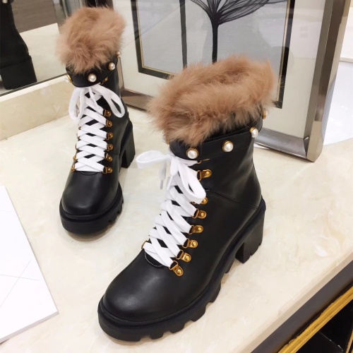 Cheap Gucci Boots For Women #1245443 Replica Wholesale [$100.00 USD] [ITEM#1245443] on Replica Gucci Boots