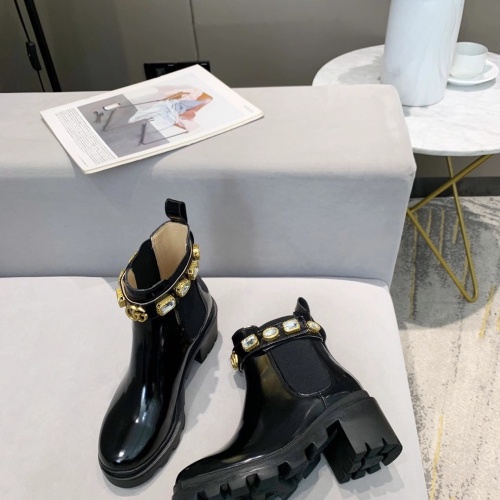 Cheap Gucci Boots For Women #1245445 Replica Wholesale [$102.00 USD] [ITEM#1245445] on Replica Gucci Boots