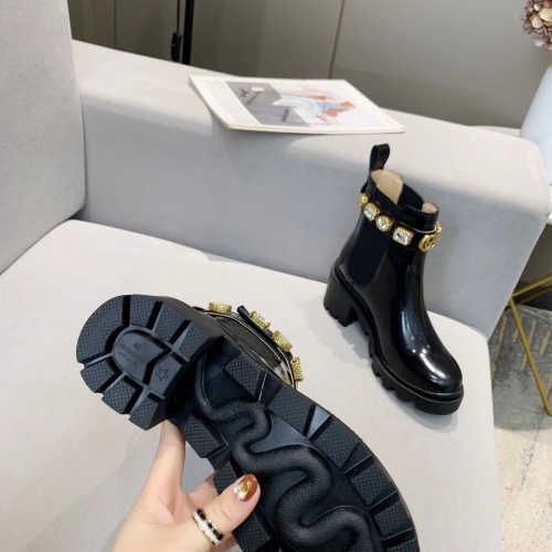 Cheap Gucci Boots For Women #1245445 Replica Wholesale [$102.00 USD] [ITEM#1245445] on Replica Gucci Boots