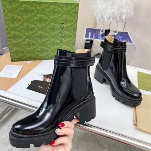 Cheap Gucci Boots For Women #1245458 Replica Wholesale [$102.00 USD] [ITEM#1245458] on Replica Gucci Boots