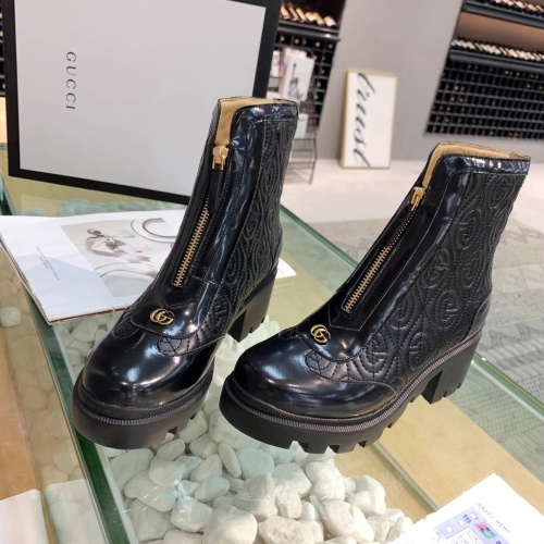 Cheap Gucci Boots For Women #1245462 Replica Wholesale [$102.00 USD] [ITEM#1245462] on Replica Gucci Boots