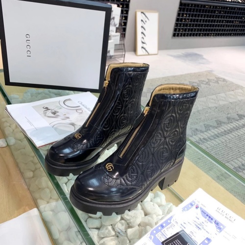 Cheap Gucci Boots For Women #1245462 Replica Wholesale [$102.00 USD] [ITEM#1245462] on Replica Gucci Boots