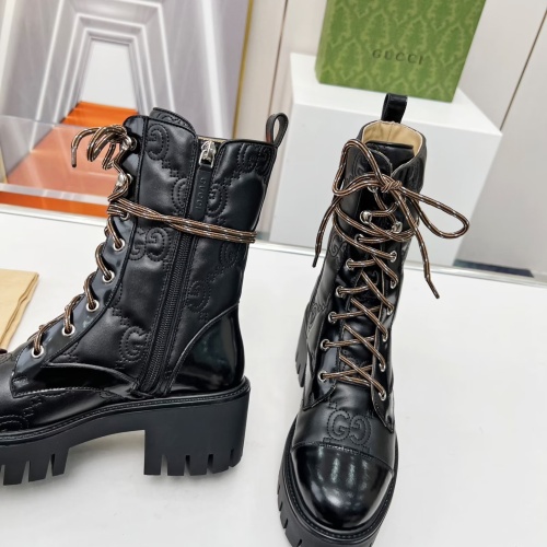 Cheap Gucci Boots For Women #1245465 Replica Wholesale [$118.00 USD] [ITEM#1245465] on Replica Gucci Boots