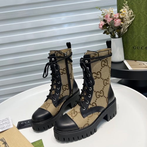 Cheap Gucci Boots For Women #1245468 Replica Wholesale [$118.00 USD] [ITEM#1245468] on Replica Gucci Boots