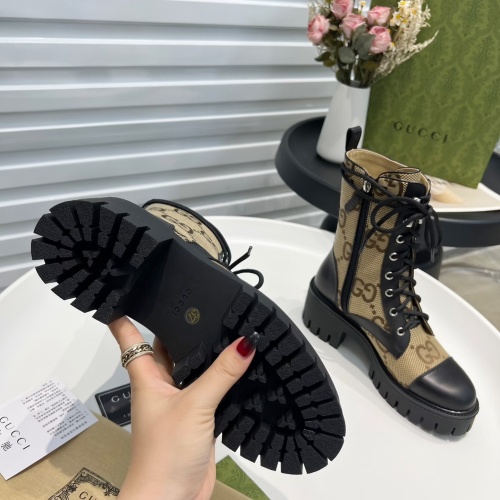 Cheap Gucci Boots For Women #1245468 Replica Wholesale [$118.00 USD] [ITEM#1245468] on Replica Gucci Boots