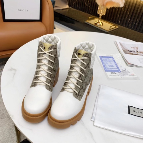 Cheap Gucci Boots For Women #1245469 Replica Wholesale [$102.00 USD] [ITEM#1245469] on Replica Gucci Boots