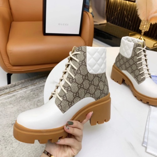 Cheap Gucci Boots For Women #1245469 Replica Wholesale [$102.00 USD] [ITEM#1245469] on Replica Gucci Boots