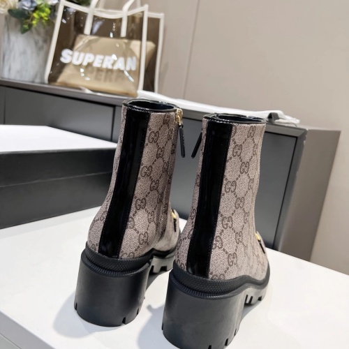 Cheap Gucci Boots For Women #1245472 Replica Wholesale [$102.00 USD] [ITEM#1245472] on Replica Gucci Boots