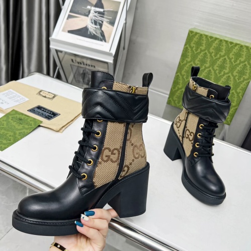 Cheap Gucci Boots For Women #1245485 Replica Wholesale [$108.00 USD] [ITEM#1245485] on Replica Gucci Boots