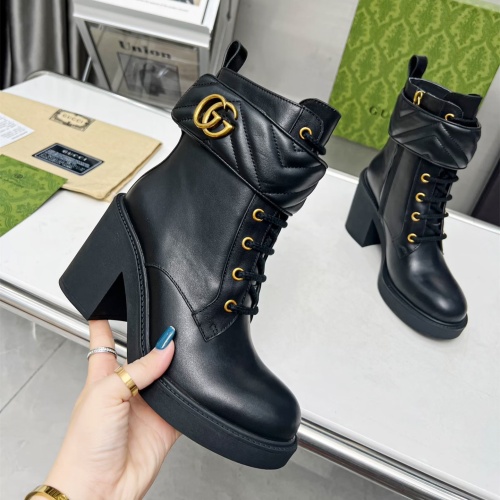 Cheap Gucci Boots For Women #1245488 Replica Wholesale [$108.00 USD] [ITEM#1245488] on Replica Gucci Boots