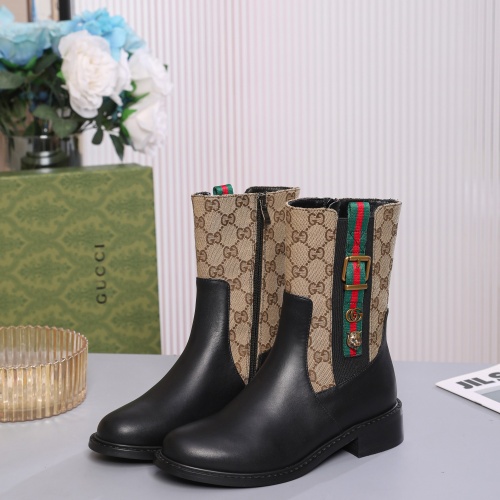 Cheap Gucci Boots For Women #1245495 Replica Wholesale [$100.00 USD] [ITEM#1245495] on Replica Gucci Boots