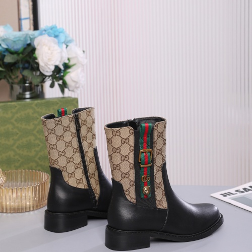 Cheap Gucci Boots For Women #1245495 Replica Wholesale [$100.00 USD] [ITEM#1245495] on Replica Gucci Boots