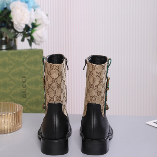 Cheap Gucci Boots For Women #1245495 Replica Wholesale [$100.00 USD] [ITEM#1245495] on Replica Gucci Boots