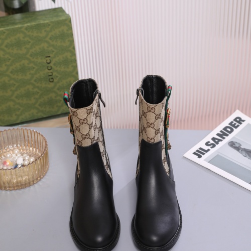 Cheap Gucci Boots For Women #1245495 Replica Wholesale [$100.00 USD] [ITEM#1245495] on Replica Gucci Boots