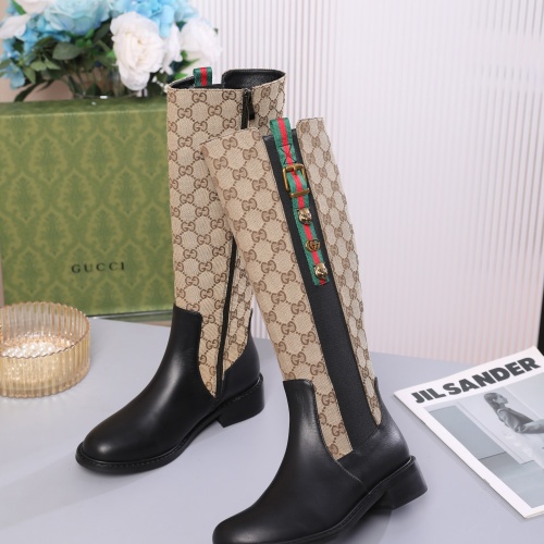 Cheap Gucci Boots For Women #1245498 Replica Wholesale [$118.00 USD] [ITEM#1245498] on Replica Gucci Boots