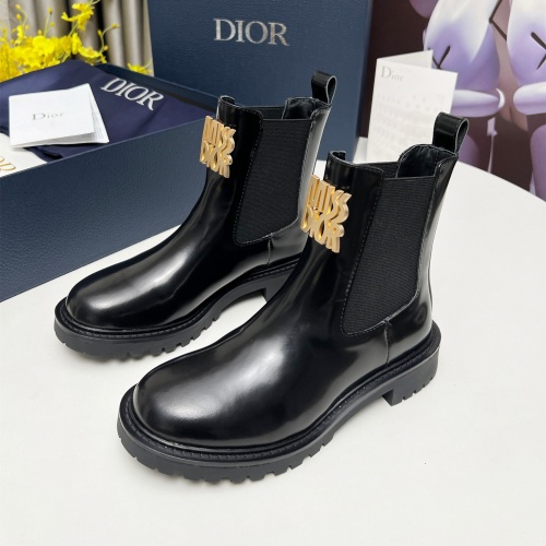 Cheap Christian Dior Boots For Women #1245520 Replica Wholesale [$105.00 USD] [ITEM#1245520] on Replica Christian Dior Boots