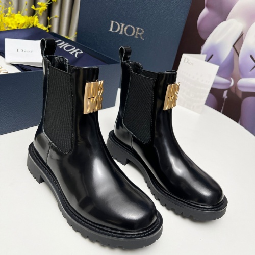 Cheap Christian Dior Boots For Women #1245520 Replica Wholesale [$105.00 USD] [ITEM#1245520] on Replica Christian Dior Boots