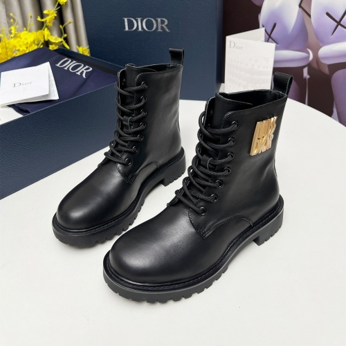 Cheap Christian Dior Boots For Women #1245525 Replica Wholesale [$105.00 USD] [ITEM#1245525] on Replica Christian Dior Boots