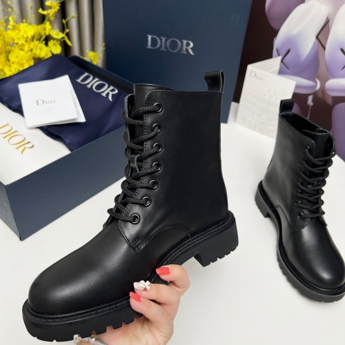 Cheap Christian Dior Boots For Women #1245525 Replica Wholesale [$105.00 USD] [ITEM#1245525] on Replica Christian Dior Boots