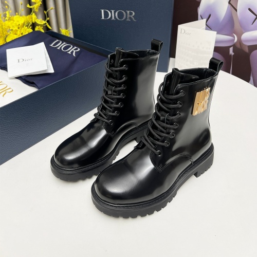 Cheap Christian Dior Boots For Women #1245526 Replica Wholesale [$105.00 USD] [ITEM#1245526] on Replica Christian Dior Boots