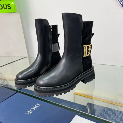 Cheap Christian Dior Boots For Women #1245530 Replica Wholesale [$108.00 USD] [ITEM#1245530] on Replica Christian Dior Boots