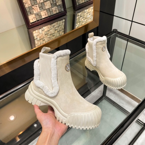 Cheap Louis Vuitton Boots For Women #1245550 Replica Wholesale [$115.00 USD] [ITEM#1245550] on Replica Louis Vuitton Boots