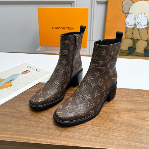 Cheap Louis Vuitton Boots For Women #1245553 Replica Wholesale [$108.00 USD] [ITEM#1245553] on Replica Louis Vuitton Boots