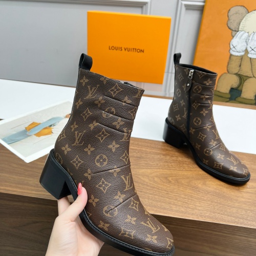 Cheap Louis Vuitton Boots For Women #1245553 Replica Wholesale [$108.00 USD] [ITEM#1245553] on Replica Louis Vuitton Boots